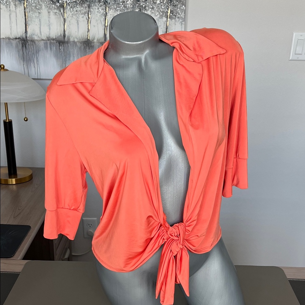 Good Time USA Open-Front Blouse